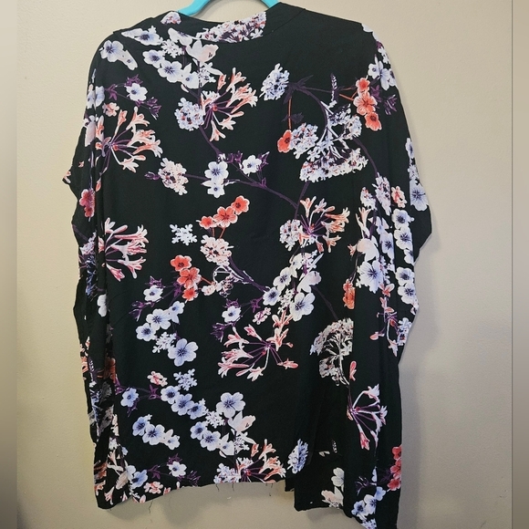 H&M Kimono Style Cardigan Women's Size S Sakura Cherry Blossom Print - Picture 2 of 5